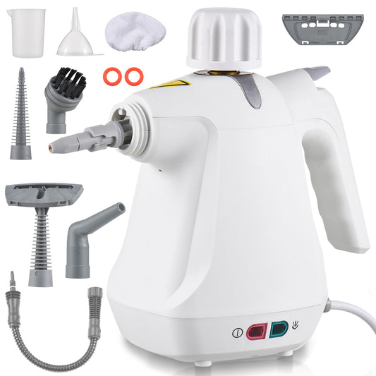 Roaaee Handheld Steam Cleaner, Multi-Purpose Portable Steamer for Home