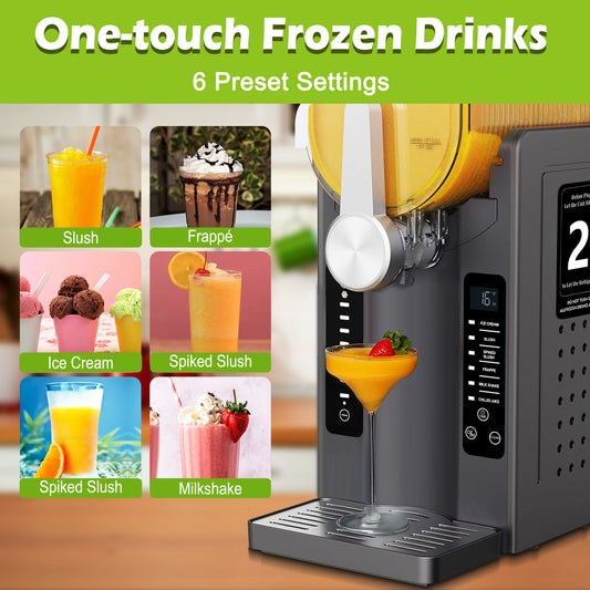 Roaaee Slushie Machine, Frozen Drink Maker & Ice Cream Maker (SBL-2408b)